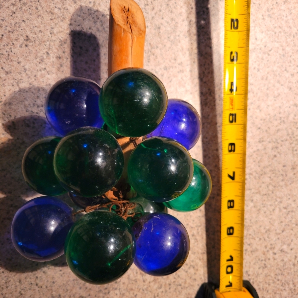 MCM blue glass grapes